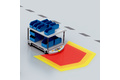 Säkring av ett litet förarlöst fordon (transportvagn) med säker laserscanner