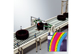 Automated tire separating in the conveying line