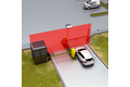 Collision protection at barriers