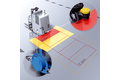 Adaptive protective field adjustment of the safety laser scanner by means of speed monitoring