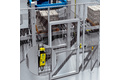 Protecting roller conveyors