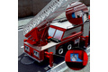 Aerial ladder positioning on aerial rescue trucks