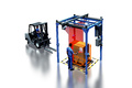 Pallet measurement and weighing in cargo and distribution centers