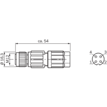 Разъем ste 1204 g