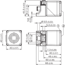 Iq40 40ndskc0k Inductive Proximity Sensors Sick