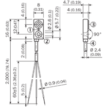 Iq04 1b5pskw2s Inductive Proximity Sensors Sick