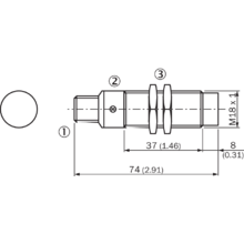 Im18 08ncp Zc1 Inductive Proximity Sensors Sick