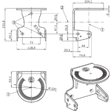 Mounting kit 1b