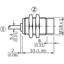 Im18 08n N Zw0 Inductive Proximity Sensors Sick