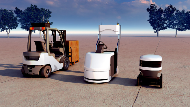 Automated guided vehicles in outdoor applications
