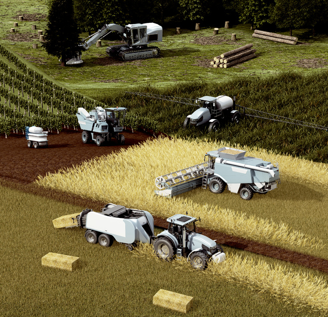 Agricultural and forestry machines