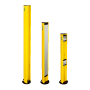 Columns for safety light curtains