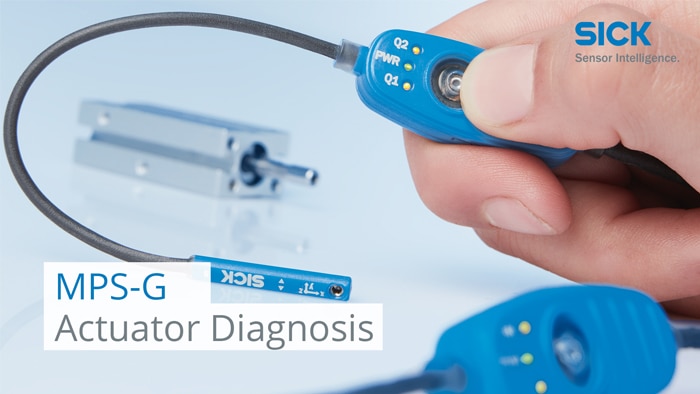 MPS-G position sensor for grippers and miniature cylinders: Actuator diagnosis