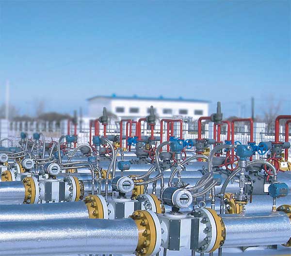 Natural gas pipeline FLOWSIC600
