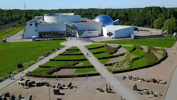 Das Heureka Science Center in Vantaa, Finnland.