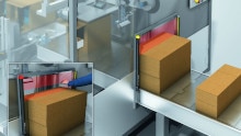 detec4 Smart Box Detection: intelligente Lösung für sichere Verpackungsmaschinen  - Sichere Mensch-Material-Unterscheidung bei quaderförmigen Förderobjekten 