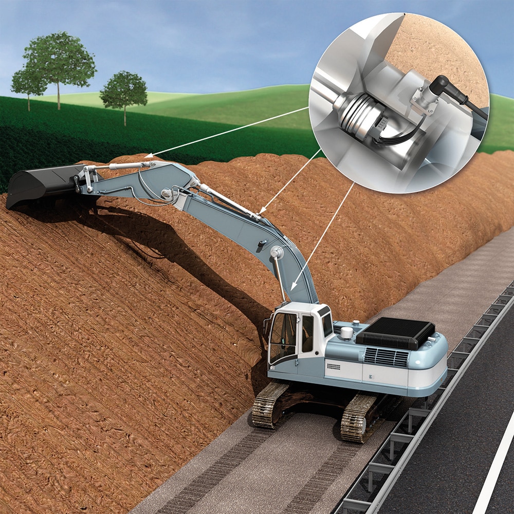 Excavators can be fully automated and operated with extreme precision when removing highway embankments.