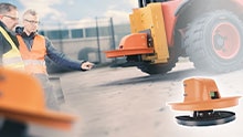 Ground-breaking outdoor application – automated forklift truck performs material handling