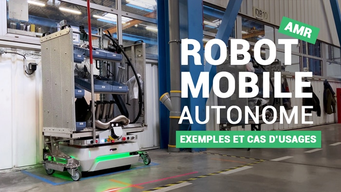 Robots Mobiles autonomes e-cobot - exemples et cas d'usage