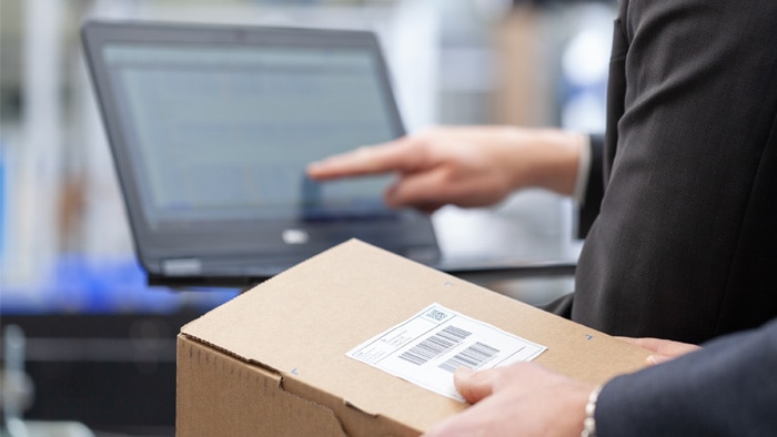The quality of the delivery can now be checked immediately, and suppliers send complaints about any deviations.
