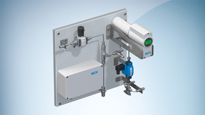 Das TRANSIC Extractive von SICK ist ein robustes Analysesystem zur extraktiven Sauerstoffmessung.
