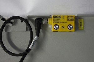 RE magnetic safety Switch from SICK within the Bachmann FeedMaster (BFM)
