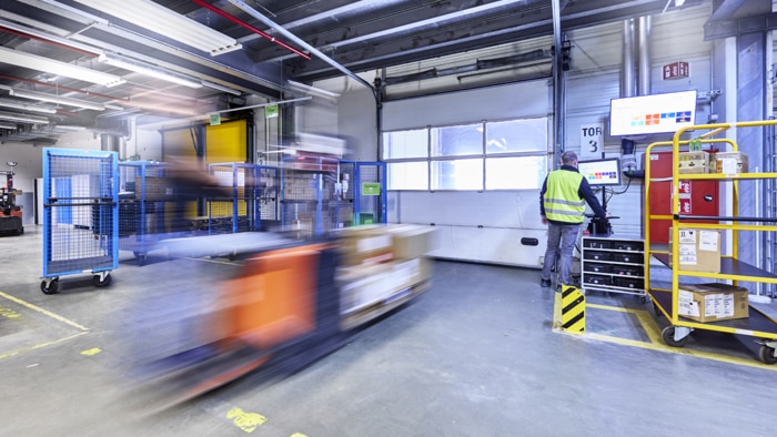 parcels getting held up in incoming goods