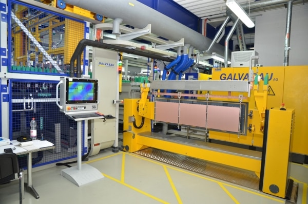 Electroplating facility at Varioprint AG