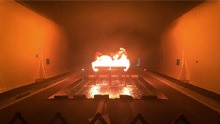 FLOWSIC200 functional test in tunnel fire test