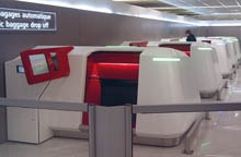 No more long lines at the airport baggage counter: BAGXPress automatic baggage check-in system