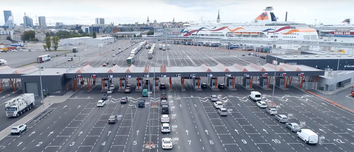 Vidéo Gestion de trafic Port de Tallinn