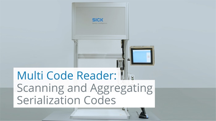 VIDEO: Multi Code Reader from SICK: scanning and aggregating serialization codes