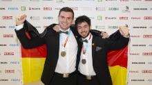 European Championship of the professions: Silver for SICK mechatronics engineers - Jannis Borchert and Lars Keller come second at the EuroSkills 2021 in Graz, Austria