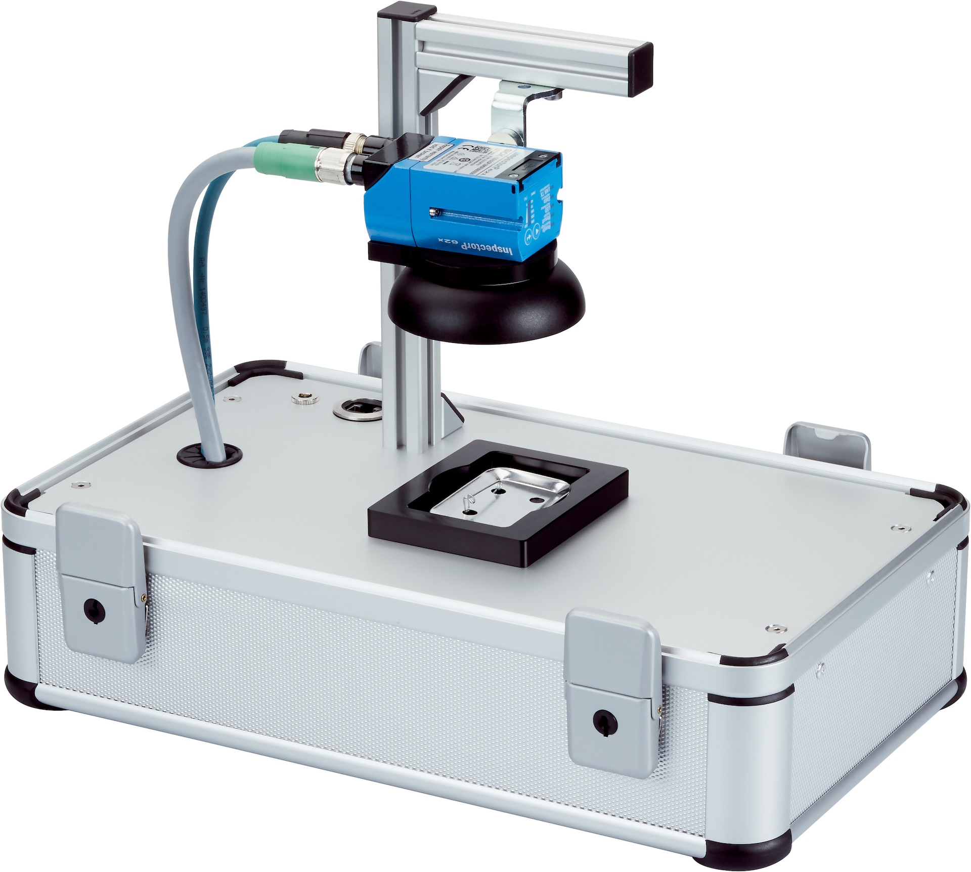 Set di batteria elettronica con bacchette e piatti visibili nello scatto  creato con l'ia generativa