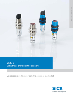 Photoelectric sensors | V180-2 | SICK