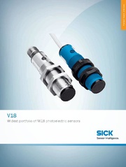New Sick VL18-4P3440 Photoelectric Retro-Reflective Sensor 3.7m Infrared RED V18 