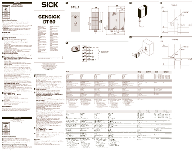 SENSICK DT60