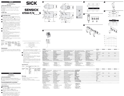 SENSICK KT6W-P/N 6