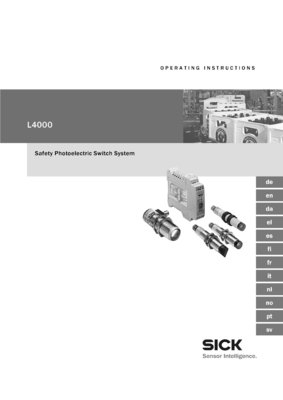 Safety Photoelectric Switch System L4000