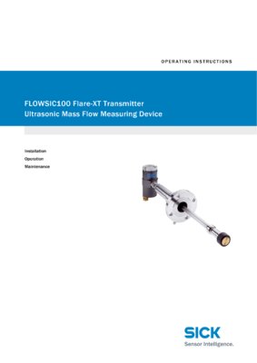FLOWSIC100 Flare-XT Transmitter - Ultrasonic Mass Flow Measuring Device