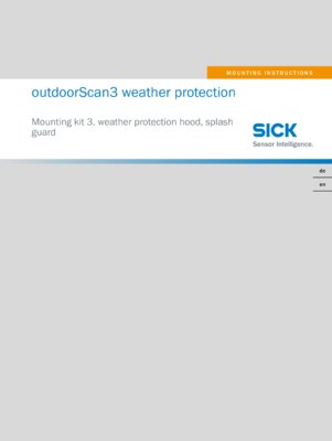 outdoorScan3 weather hood