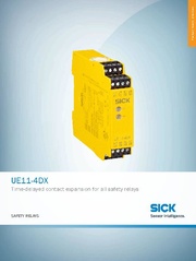 Sick UE11-4DX3D3.5 Safety Relay UE11-4DX 