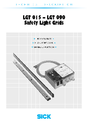 LGT 015-LGT 090 Safety Light Grids