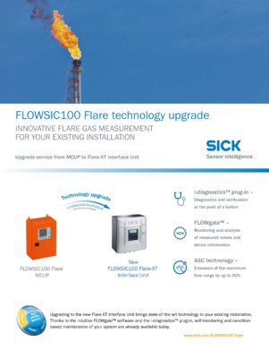 FLOWSIC100 Flare technology upgrade - Upgrade service from MCUP to Flare-XT Interface Unit
