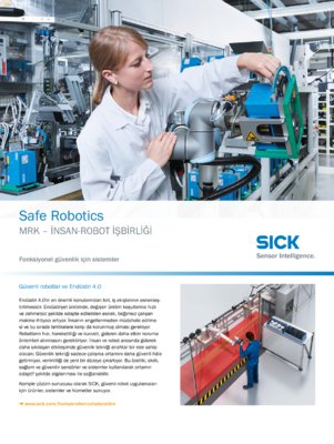 Safe Robotics MRK – İNSAN-ROBOT IŞBIRLIĞI