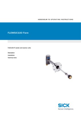 FLOWSIC100 Flare - FLSE100-XT sender and receiver units