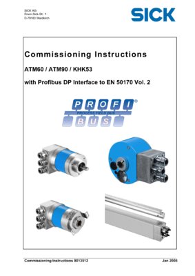 ATM60/ATM90/KHK53 PROFIBUS Absolute encoder