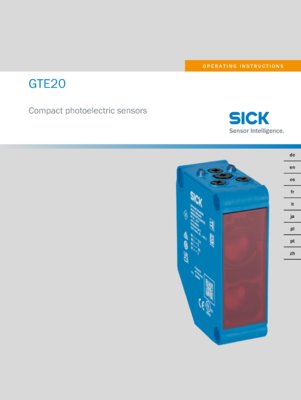 GTE20 Compact photoelectric sensors