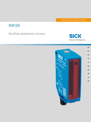 RAY26 MultiTask photoelectric sensors