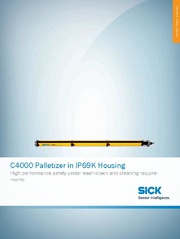 C4000 Palletizer in IP69K Housing